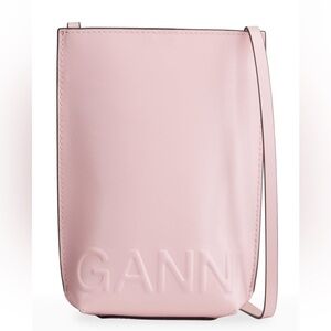 Ganni recycled leather crossbody